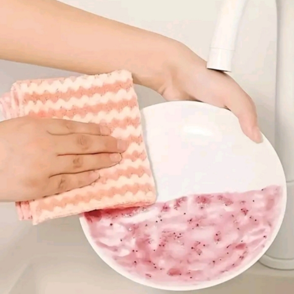 10pc Microfiber Dish Cloth Set - Picture 3 of 4